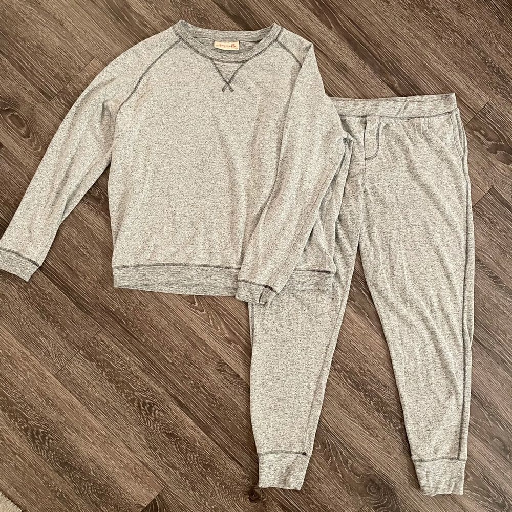 Papinelle so soft fleecy pj sweater and jogger